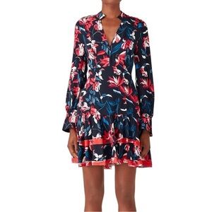 Tanya Taylor Tulip Poppy Print Dress Size 2